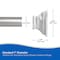 Kenney Mfg Twist & Fit No Tools Katrina Decorative Tension Shower Curtain Rod, 42-72in, Chrome KN911C/40HUS - alternate 8